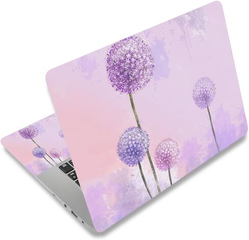 12.1 13 13.3 14 15.4 15.6 Inches Laptop Skin Sticker Decal Universal Vinyl Netbook Sticker Reusable Notebook PC Art Decal Protector Cover, Waterproof & Scratch-Resistant (Flowers, Leaves) in Saudi Arabia