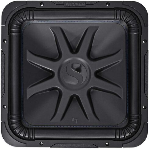 KICKER (2) L7S154 مكبرات صوت مربعة للسيارة مقاس 15 بوصة 4000 وات L7S + حاوية صندوق فرعية مبطنة in Kuwait