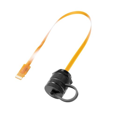 Outdoor IP67 Micro SD(TF) Card Extension Cable Panel Mount TF Card Flex Extender FPC Waterproof Cable TF Reader Memory Card Adapter Cord For Cabinet Chassis Case Frame (Aluminum Alloy, 0.3M) in Saudi Arabia