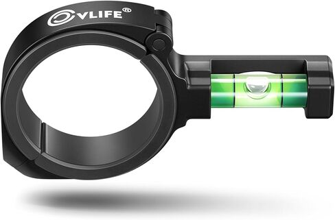 مستوى نطاق CVLIFE مع حلقة مخفض بلاستيكية تناسب أنابيب نطاق 30 مم/34 مم مجموعة تسوية نطاق مضادة للالتصاق أداة مستوى الفقاعات منخفضة المستوى in Kuwait