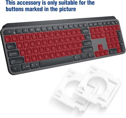 2PCS Replacement Keyboard Key Hinges for Logitech MX Keys Series Keyboard, Logitech MX Keys S Support Brackets Keycap Hinge Clips in Saudi Arabia