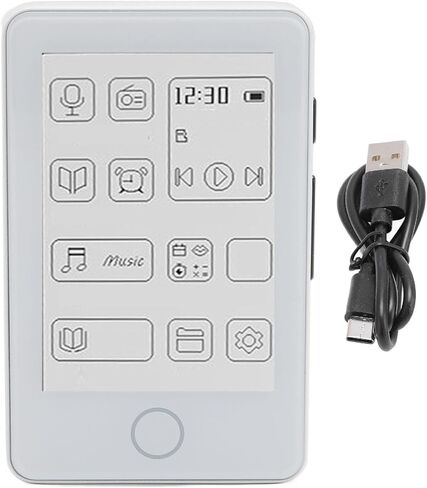 2.7in Ink Screen eBook Reader, 2 in 1 E Book Reader MP3 Player, HiFi Sound Bluetooth 5.0 Music Player, Type C Charging in Saudi Arabia
