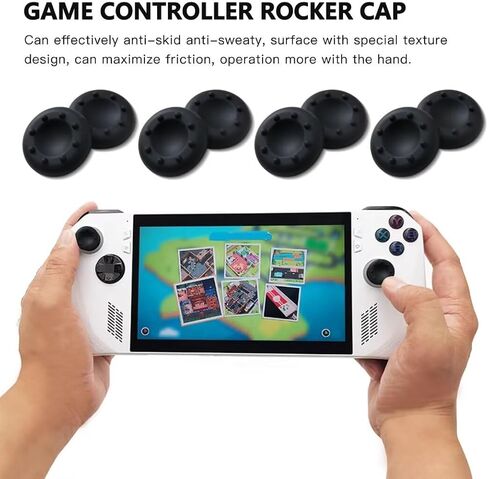 20x أسود Thumbstick Grips غطاء تغليف Thumb Stick Grip لأجهزة Xbox /360/ PS4 /Wii in Saudi Arabia