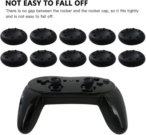 20x أسود Thumbstick Grips غطاء تغليف Thumb Stick Grip لأجهزة Xbox /360/ PS4 /Wii in Saudi Arabia