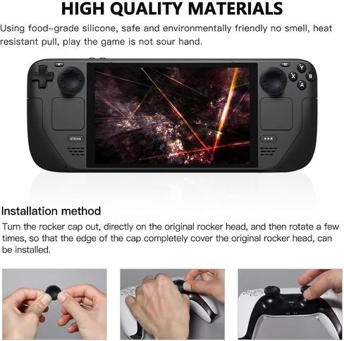 20x أسود Thumbstick Grips غطاء تغليف Thumb Stick Grip لأجهزة Xbox /360/ PS4 /Wii in Saudi Arabia
