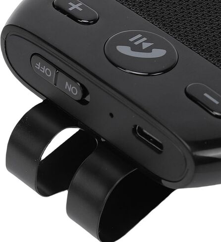 Gugxiom Bluetooth 5.0 مجموعة سماعات السيارة بدون استخدام اليدين، تشغيل تلقائي، مكبر صوت لاسلكي متعدد النقاط CVC8.0 لتقليل الضوضاء للقيادة الآمنة، وقت التحدث 10 ساعات in Kuwait