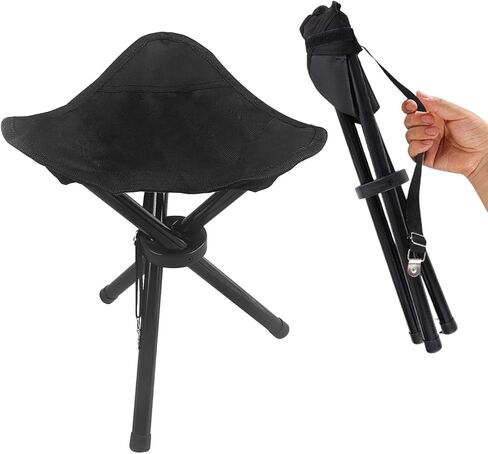 ثلاثة أرجل البراز السفر للطي التخييم البراز Prtable ترايبود البراز كراسي صغيرة قابلة للطي للتخييم في الهواء الطلق المشي الصيد المشي لمسافات طويلة الصيد السفر in Kuwait