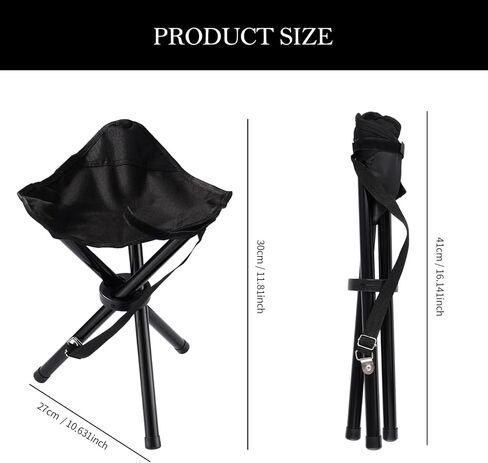 ثلاثة أرجل البراز السفر للطي التخييم البراز Prtable ترايبود البراز كراسي صغيرة قابلة للطي للتخييم في الهواء الطلق المشي الصيد المشي لمسافات طويلة الصيد السفر in Kuwait