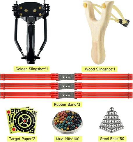 Slingshot,Wrist Sling Rocket Professional Hunting Sling Shot with Solid Wooden Slingshot,Outdoor, Hunting-for Kids/Children/Adult in Saudi Arabia