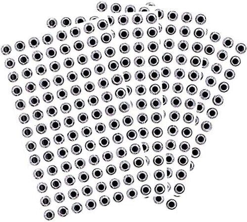 8mm 3D Fish Lure Eyes, 1000 Pcs Silver Finish, for Custom Lure Building & Tackle Crafting, Adhesive Backing, Ideal for Jigs, Crankbaits, Spoons & DIY Fishing Lures in Saudi Arabia