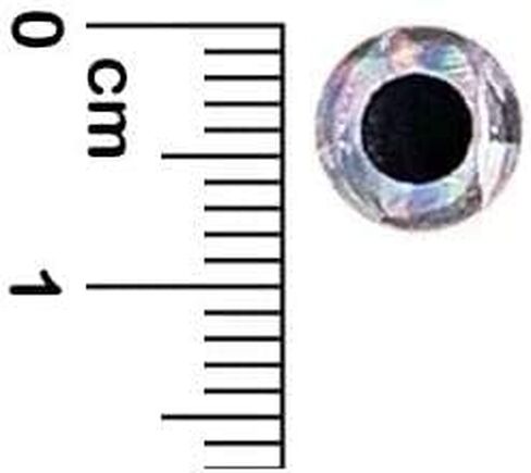 8mm 3D Fish Lure Eyes, 1000 Pcs Silver Finish, for Custom Lure Building & Tackle Crafting, Adhesive Backing, Ideal for Jigs, Crankbaits, Spoons & DIY Fishing Lures in Saudi Arabia
