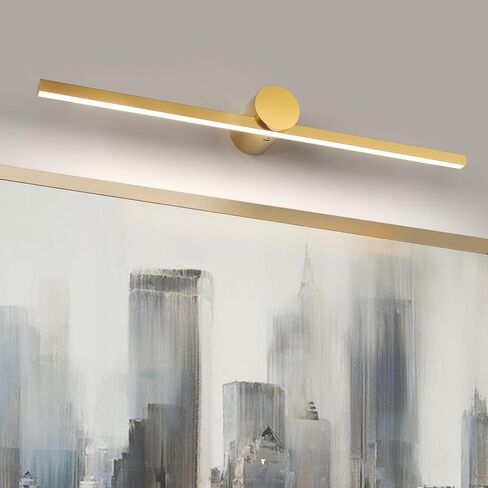 ZitoStory Battery Operated Picture Light for Wall with Remote,Wireless Dimmable Art Lights for Paintings Rechargeable Gallery Light Artwork Lighting for Canvas, Portrait (Gold,15.35'' Inch) in Saudi Arabia