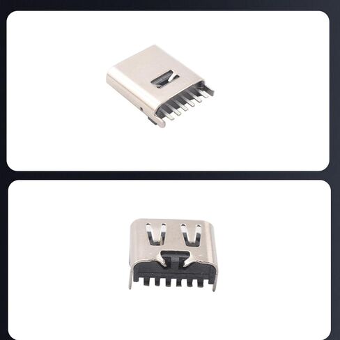 50 قطعة 10 نماذج استبدال منفذ شاحن USB C، منفذ شحن PCB SMT من النوع C، موصل لحام مقبس أنثى للهاتف المحمول ومجموعات إصلاح المنتجات الأخرى in Saudi Arabia