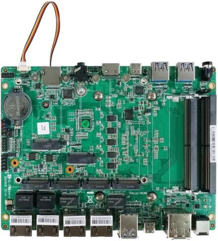راوتر برامج جدار الحماية NAS AMD R5-7640HS، 4*LAN(2 * 2.5G+2 * 10G منافذ شبكة)، 2*SO-DIMM DDR5 5600MHz، 4*M.2 NVME (يدعم PCIE)، HDMI+DP+2*Type-C in Saudi Arabia