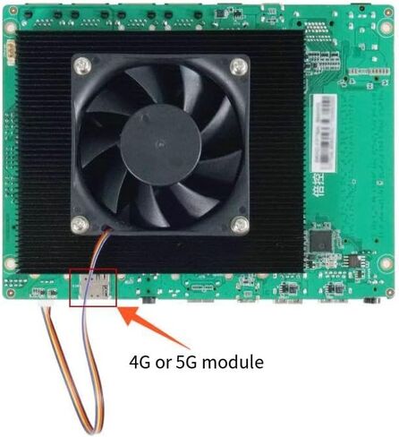 راوتر برامج جدار الحماية NAS AMD R5-7640HS، 4*LAN(2 * 2.5G+2 * 10G منافذ شبكة)، 2*SO-DIMM DDR5 5600MHz، 4*M.2 NVME (يدعم PCIE)، HDMI+DP+2*Type-C in Saudi Arabia