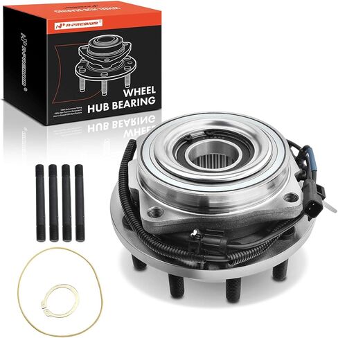 A-Premium 2 × محامل العجلات الأمامية ومجموعة المحور متوافقة مع Ford F-450 Super Duty F-550 Super Duty، 2011 2012 2013 2014 2015 2016، دفع ثنائي، مع ABS 10 عروة in Kuwait
