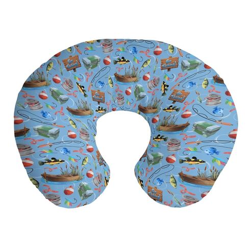 أغطية وسائد رضاعة Gone Fishing للرضاعة وقوارب الصيد وأغطية رضاعة الأطفال القابلة للتمدد للرضاعة الطبيعية والتخييم الصيفي والمغامرة في الهواء الطلق ووسائد ناعمة غطاء منزلق لحديثي الولادة والأولاد والبنات in Kuwait