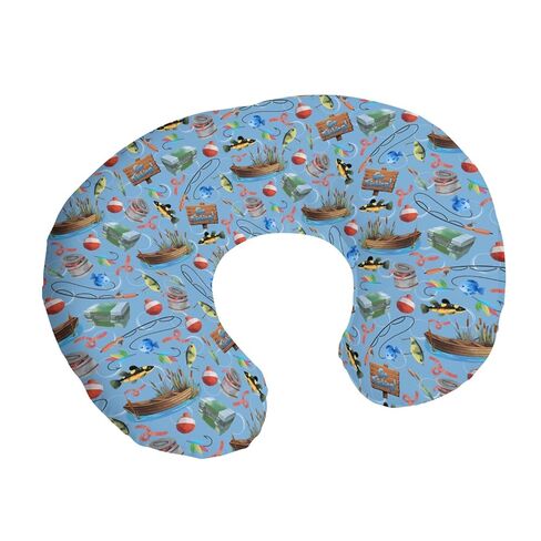 أغطية وسائد رضاعة Gone Fishing للرضاعة وقوارب الصيد وأغطية رضاعة الأطفال القابلة للتمدد للرضاعة الطبيعية والتخييم الصيفي والمغامرة في الهواء الطلق ووسائد ناعمة غطاء منزلق لحديثي الولادة والأولاد والبنات in Kuwait