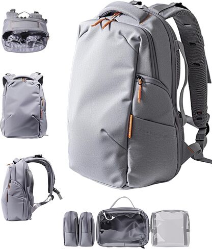 BABELIO Grid Wizard Diaper Bag Backpack - Multi Function Waterproof Diaper Bag, Travel Essentials Baby Bag with 4 Individual Organizers, Insulated Bottle Holders, Baby Shower Gifts, Black in Saudi Arabia