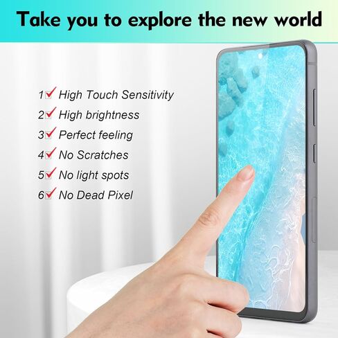 Screen for Samsung Galaxy S21 FE 5G LCD Display Replacement for Samsung Galaxy S21 FE 5G SM-G990U SM-G990W SM-G990B SM-G990E Incell Touch Screen Digitizer Assembly(Black with Frame) in Kuwait