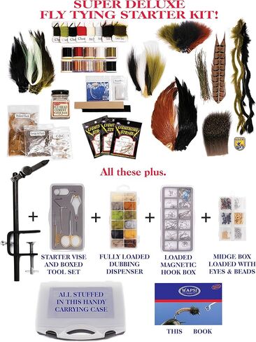 مجموعة Wapsi Super Deluxe Fly Tying Starter in Kuwait