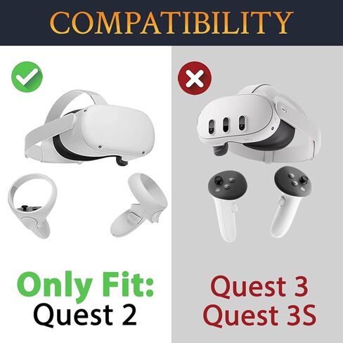 SOULWIT 1Pair Hand Straps for Meta Quest 2 Controllers, Upgraded Durable & Secure Replacement VR Wrist Straps, Easy DIY Installation - White in Saudi Arabia