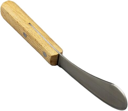 سكين Wiebe Beaver: أداة احترافية للسلخ واللحم، شفرة منحنية من الفولاذ عالي الكربون، مقبض مريح للقندس وفئران المسك وحاملي الفراء in Kuwait