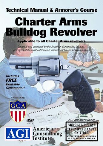 فيديو دورة Armorer على DVD لـ Charter Arms Bulldog Revolver - تعليمات فنية للتفكيك والتنظيف وإعادة التجميع والمزيد in Kuwait