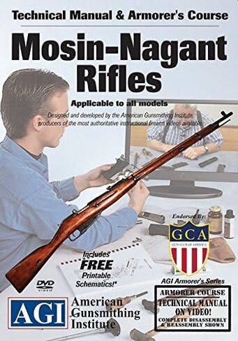 فيديو دورة Armorer على DVD لبنادق Mosin-Nagant - التعليمات الفنية للتفكيك والتنظيف وإعادة التجميع والمزيد in Kuwait