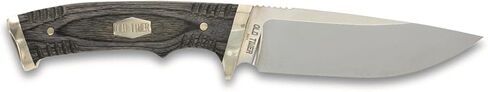 Old Timer Heritage Series 169OT 10.25in Fixed Blade Knife with Stainless Steel Drop Point Blade, Laminate Wood Handle, Full Tang Design, and Leather Sheath for Hunting, Camping, EDC, and Outdoors in Saudi Arabia