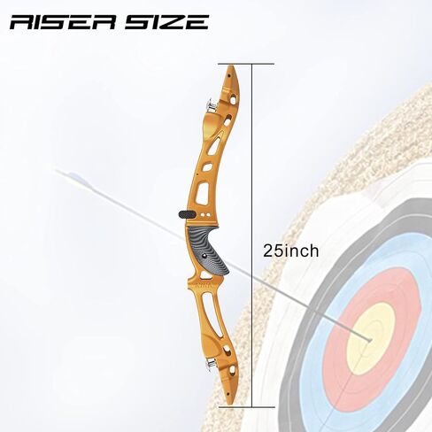 NIKA ARCHERY 25 بوصة قوس منحني من الألومنيوم باستخدام الحاسب الآلي للطحن يستهدف إزالة القوس منحني لليد اليمنى جهاز ILF لقوس الرماية الذي يستهدف الرماية في الهواء الطلق in Kuwait