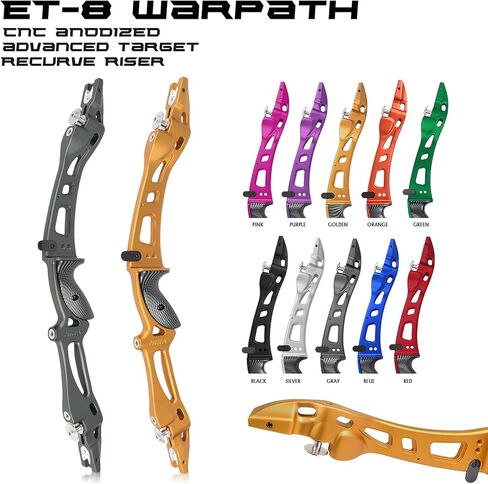 NIKA ARCHERY 25 بوصة قوس منحني من الألومنيوم باستخدام الحاسب الآلي للطحن يستهدف إزالة القوس منحني لليد اليمنى جهاز ILF لقوس الرماية الذي يستهدف الرماية في الهواء الطلق in Kuwait