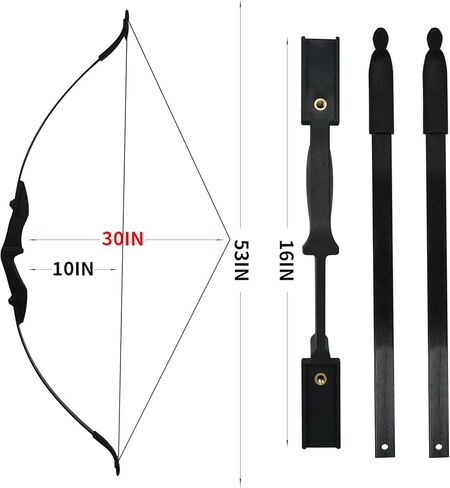 Tianqi Archery Recurve Bow for Adult Beginner, Left and Right Handed Recurve Bow and Arrow 20-40lbs Takedown Bow Set Easy to Assemble in Saudi Arabia
