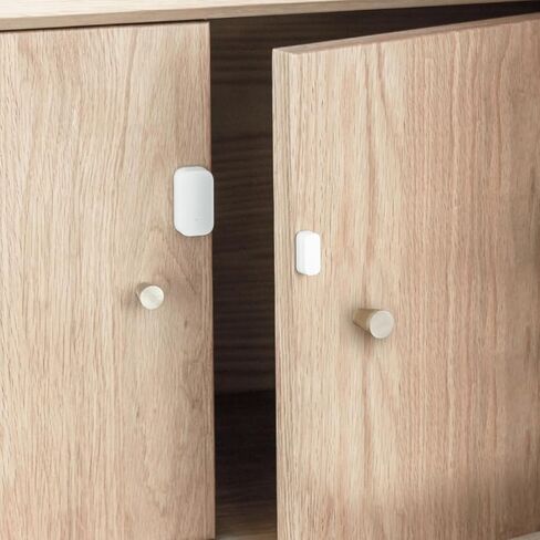 مستشعر الباب والنافذة Aqara T1، مستشعر اتصال لاسلكي صغير لأمن المنزل الذكي والأتمتة، يتطلب Aqara Hub، Zigbee 3.0، يعمل مع Apple HomeKit، Alexa، IFTTT in Kuwait