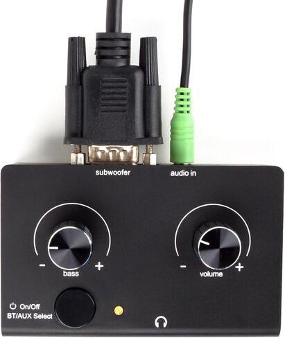 جراب تحكم بديل جديد بلونين (أسود/أبيض) متوافق مع مكبرات الصوت Logitech Z-2300 وZ-2200 - جهاز تحكم سلكي مع صوت محسن in Kuwait