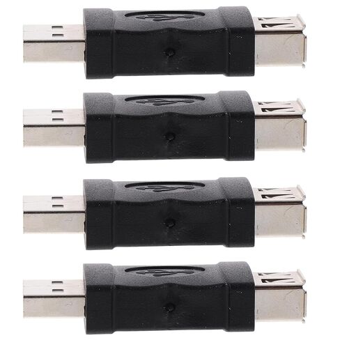 4 قطع محولات USB دبوس أنثى إلى ذكر جاك تصميم مدمج خفيف الوزن لا حاجة إلى برنامج تشغيل متوافق مع أجهزة متعددة للنقل in Kuwait