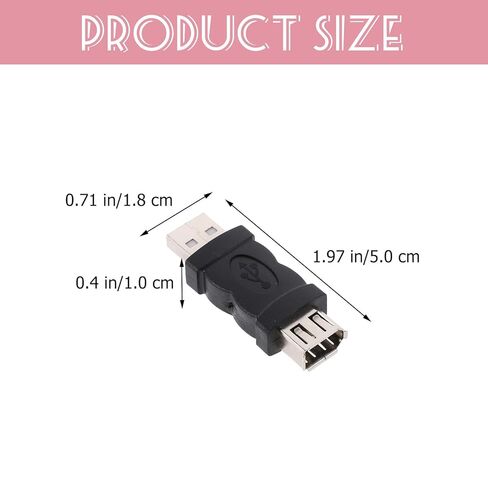 4 قطع محولات USB دبوس أنثى إلى ذكر جاك تصميم مدمج خفيف الوزن لا حاجة إلى برنامج تشغيل متوافق مع أجهزة متعددة للنقل in Kuwait