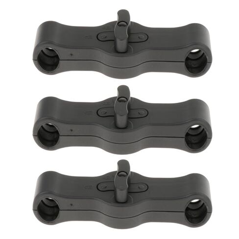 3 Pieces Pushchair Coupler Insert 2 in1 Dual Stroller Connectors Safety Side by Side Stroller Connector for Cart Accessory, for Leclerc in Saudi Arabia