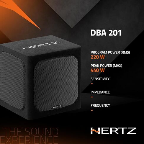 HERTZ DBA 201 8 "(200 مم) صندوق فرعي نشط - مشعات سلبية مزدوجة in Saudi Arabia