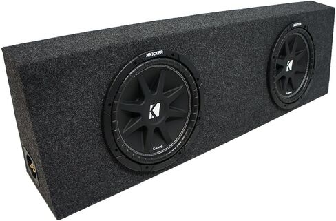 American Sound Connection Universal Standard Standard Cab Truck Kicker Comp C12 Dual 12 "Sub Box Enclosure - نهائي 2 أوم in Saudi Arabia