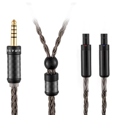 4 Pin XLR Balanced Headphone Cable Compatible with Sennheiser HD800s HD800 HD820s HD820 HD8XX Dharma D1000 16 Core Upgrade Replacement Cord (with 4 Pin XLR Balanced, 2Meters/6.5ft) in Saudi Arabia