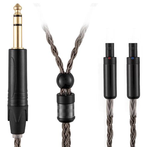 4 Pin XLR Balanced Headphone Cable Compatible with Sennheiser HD800s HD800 HD820s HD820 HD8XX Dharma D1000 16 Core Upgrade Replacement Cord (with 4 Pin XLR Balanced, 2Meters/6.5ft) in Saudi Arabia