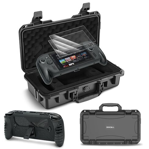 Diocall 3 in 1 Accessories Kit for Rog Xbox Ally X/Rog Xbox Ally, Accessories Bundle Include Hard Carrying Case, Protective Sleeve Cover and 2 Tempered Glass Screen Protectors in Saudi Arabia