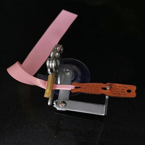 حزمة أدوات ربط الشريط المطاطي من Slingshot، مع 5 × جيب جلدي و1 × حبل مرن، تستخدم لصنع شريط مطاطي مسطح/أنبوبي، أداة ربط شريط مطاطي من Slingshot، ملحقات مساعدة محمولة للمقلاع in Saudi Arabia