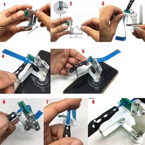 حزمة أدوات ربط الشريط المطاطي من Slingshot، مع 5 × جيب جلدي و1 × حبل مرن، تستخدم لصنع شريط مطاطي مسطح/أنبوبي، أداة ربط شريط مطاطي من Slingshot، ملحقات مساعدة محمولة للمقلاع in Saudi Arabia
