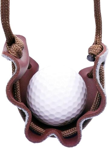 حبال الراعي الجلدية، حبال باراكورد المصنوعة يدويًا، قاذف الصخور، حبال باراكورد مقلاع الصخور، قاذف كرة تنس على الطراز القديم in Kuwait