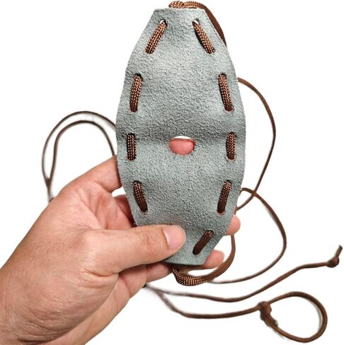 حبال الراعي الجلدية، حبال باراكورد المصنوعة يدويًا، قاذف الصخور، حبال باراكورد مقلاع الصخور، قاذف كرة تنس على الطراز القديم in Kuwait