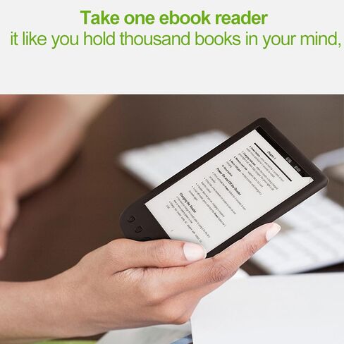 قارئ الكتب الإلكترونية 6، تقنية شاشة لمس عالية الدقة لقارئ الكتب الإلكترونية صديقة للعين، ذاكرة تخزين داخلية 8 جيجابايت مدمجة وبطاقة TF سعة 32 جيجابايت قابلة للتوسيع، تنسيقات ملفات مدعومة متعددة in Kuwait