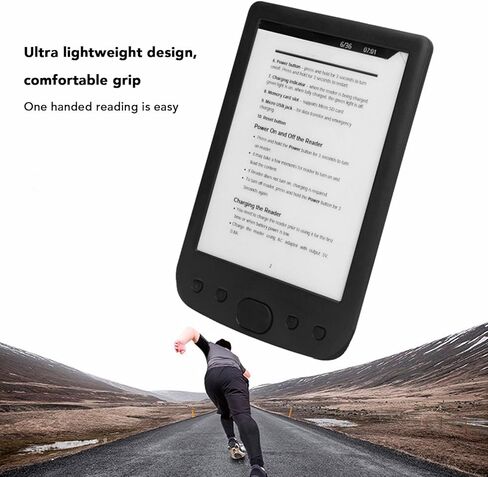 قارئ الكتب الإلكترونية 6، تقنية شاشة لمس عالية الدقة لقارئ الكتب الإلكترونية صديقة للعين، ذاكرة تخزين داخلية 8 جيجابايت مدمجة وبطاقة TF سعة 32 جيجابايت قابلة للتوسيع، تنسيقات ملفات مدعومة متعددة in Kuwait