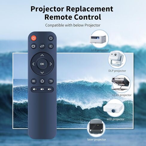 New Projector Remote Control Replacement fit for HAPPRUN H1 Native 1080P Livehouse Cinema Home Projector in Saudi Arabia